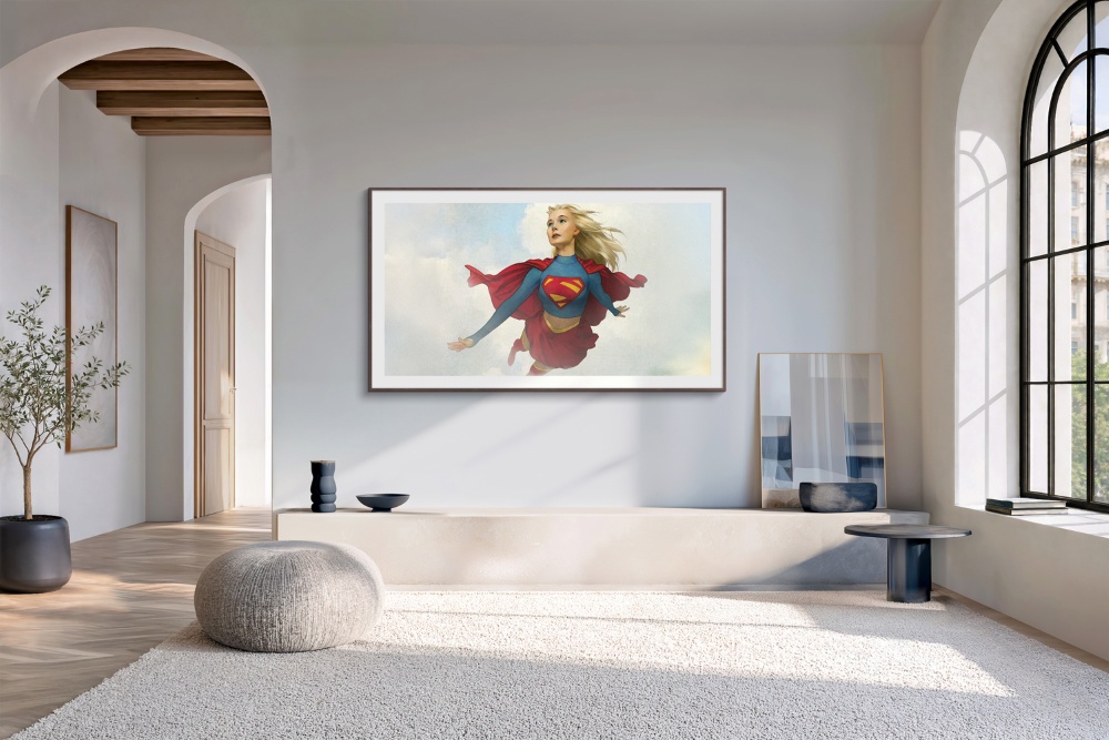 Samsung Art Store features 15 Supergirl artworks from DC Comics by March 8, 2027.